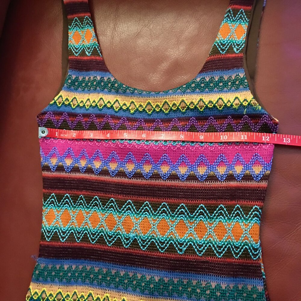 ESTAM Multicolor Knit Dress, Sz S - Picture 8 of 9